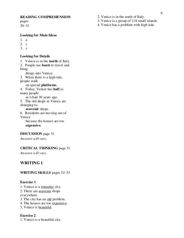 Weaving It Together 1 4th Edition Broukal Solutions Manual