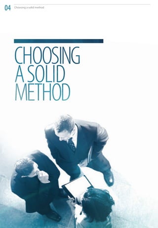 04   Choosing a solid method
 