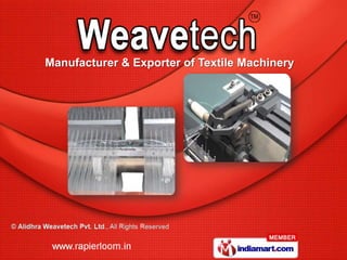 Manufacturer & Exporter of Textile Machinery
 