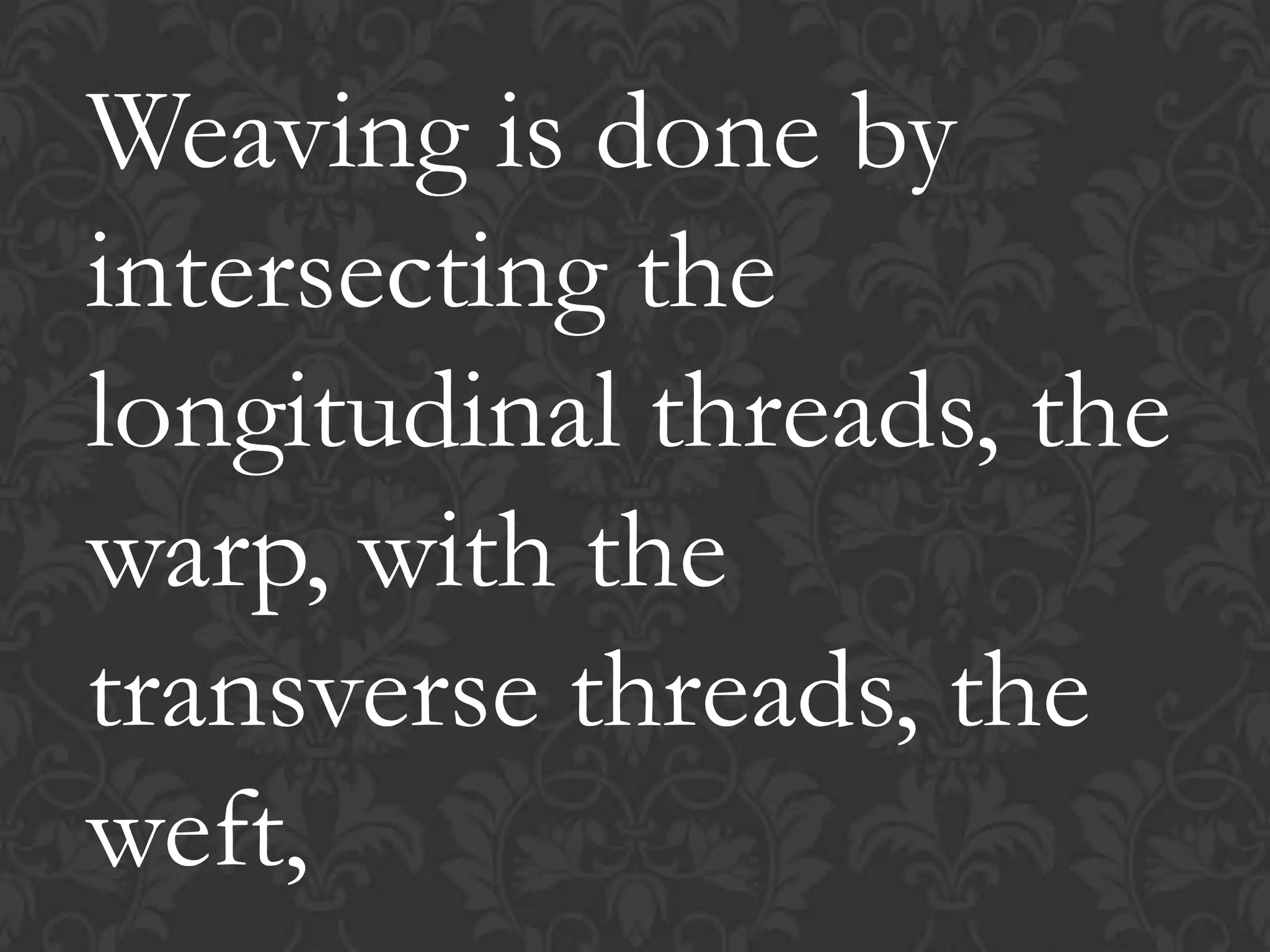 Weaving ( cordillera and region 1) | PPTX