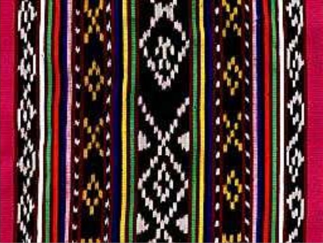 Weaving ( cordillera and region 1)