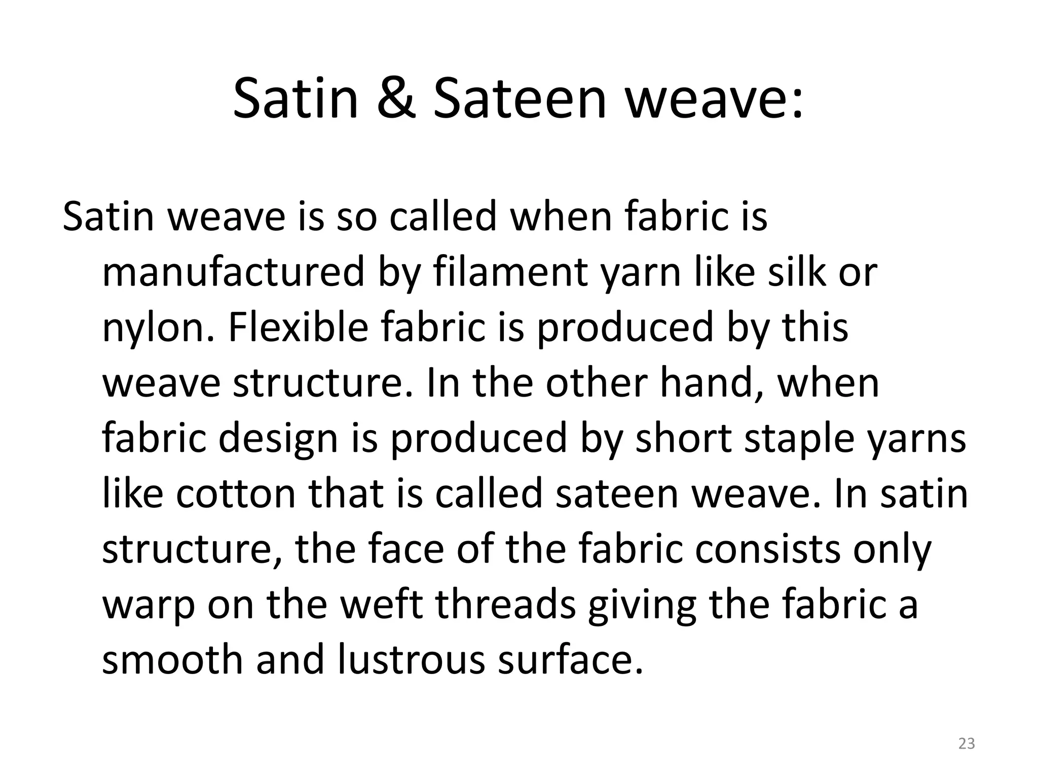 Weaving process in textile | PPTX