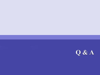 Q&A
 