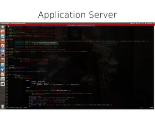 Application Server

    PHP
 