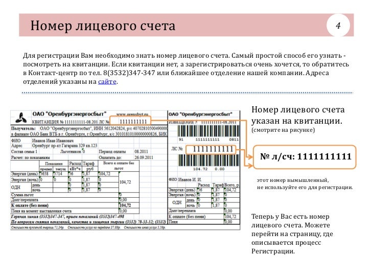 инструкция о порядке открытия открытия лицевого счета на оплату электроэнергии