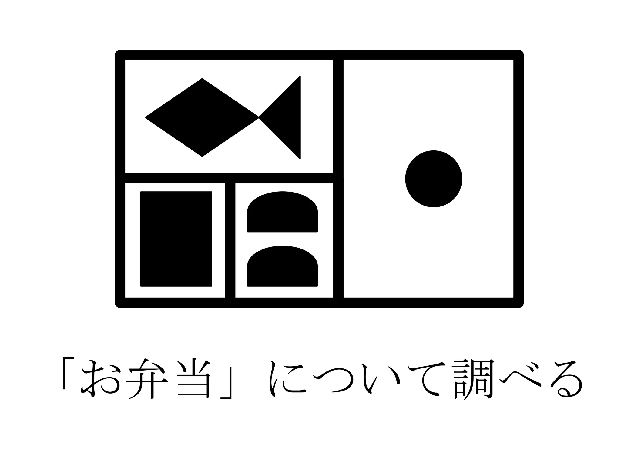 「お弁当」について調べる
 