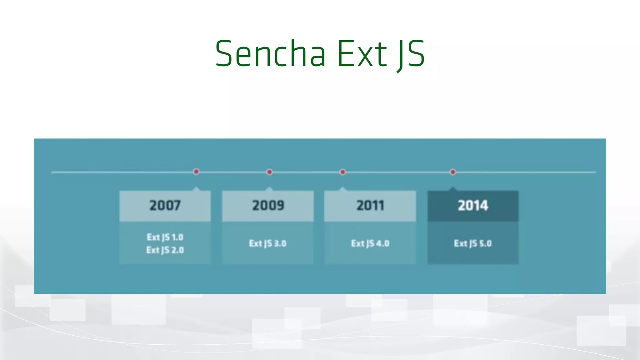 Sencha Ext JS
 