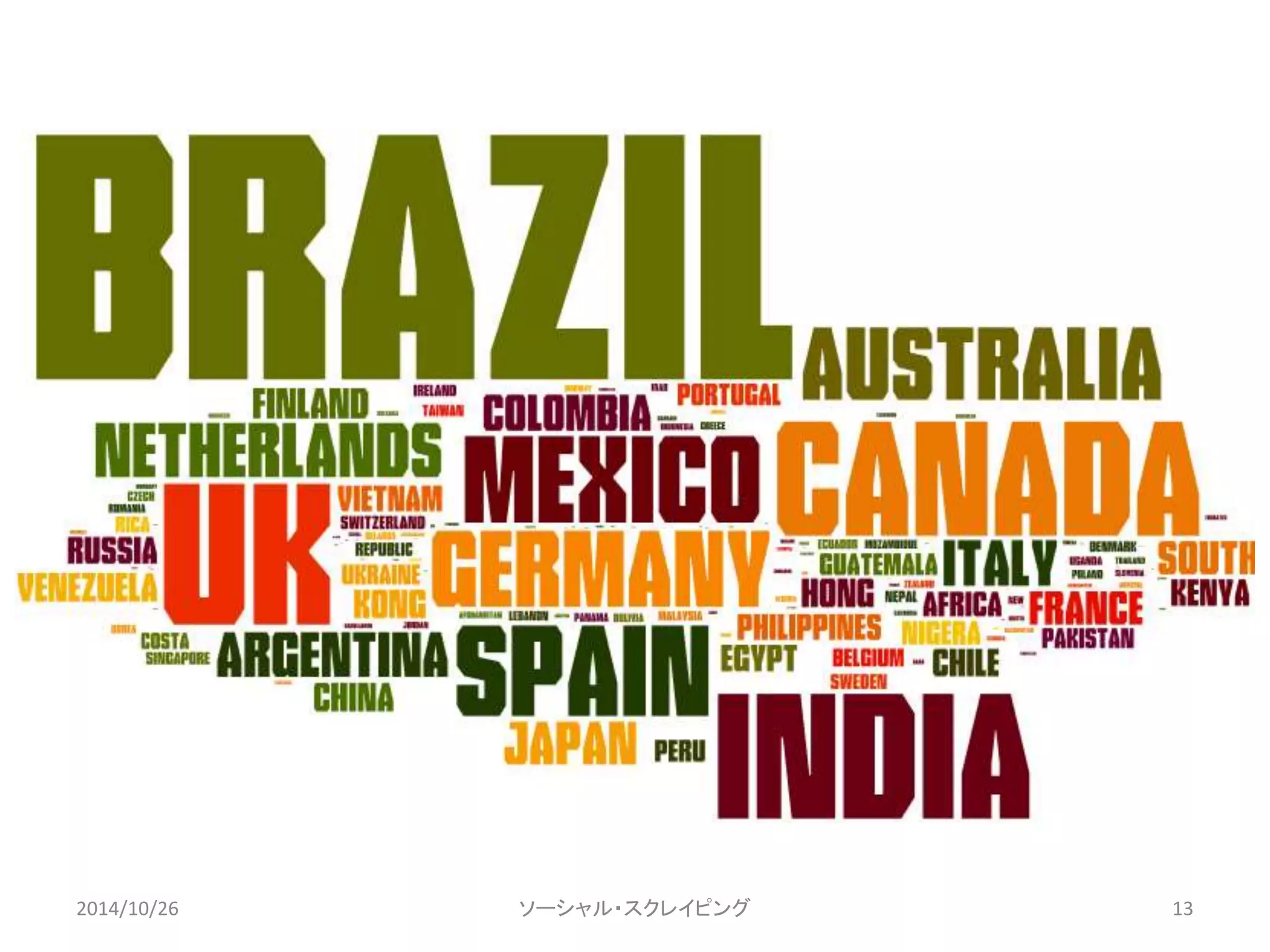 2014/10/26 ソーシャル・スクレイピング13 
 