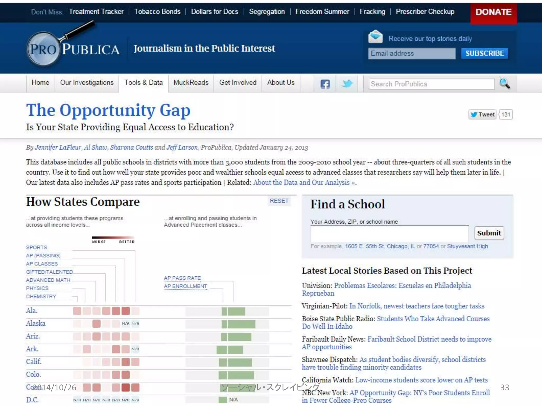 2014/10/26 ソーシャル・スクレイピング33 
 
