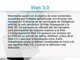 Web 2.0 & Web 3.0