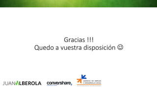 Gracias !!!
Quedo a vuestra disposición 
 