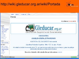 http://wiki.gleducar.org.ar/wiki/Portada 