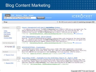 Blog Content Marketing 