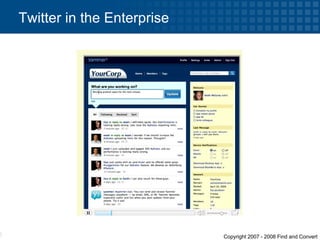 Twitter in the Enterprise 