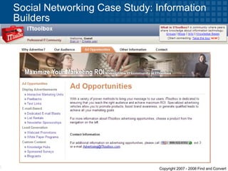 Social Networking Case Study: Information Builders 