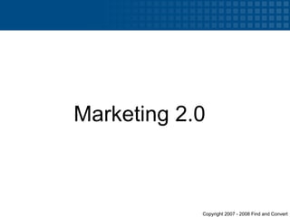 Marketing 2.0  