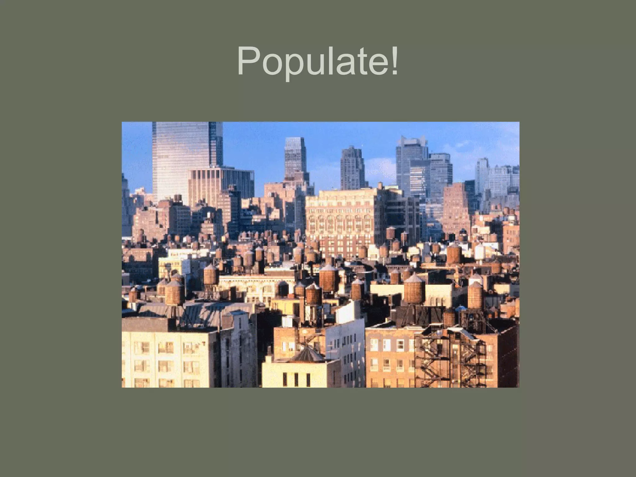Populate! 