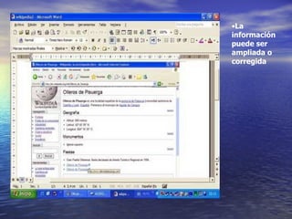 La información puede ser ampliada o corregida 