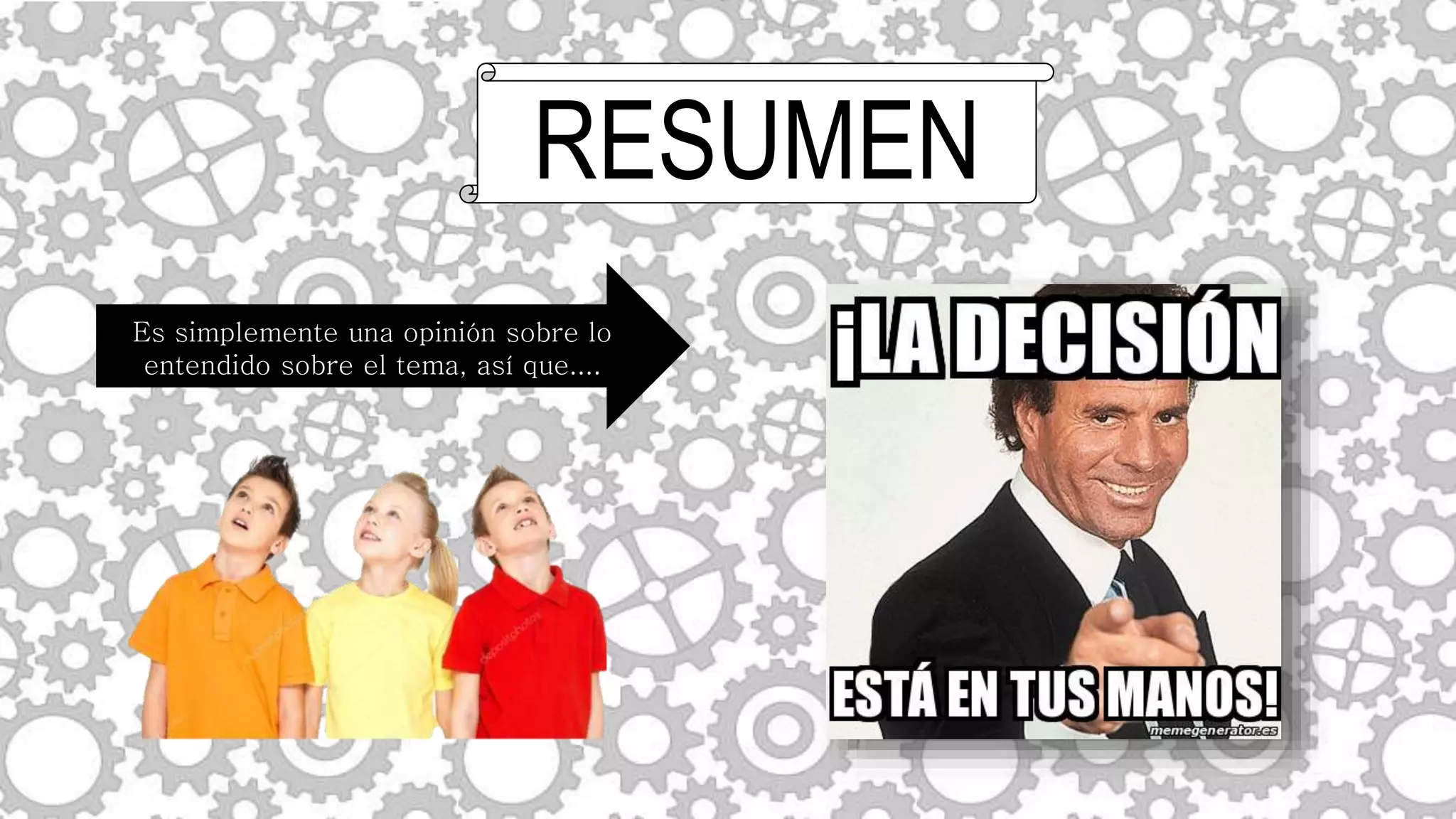 RESUMEN
Es simplemente una opinión sobre lo
entendido sobre el tema, así que....
 