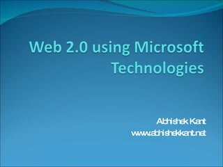 Abhishek Kant www.abhishekkant.net 