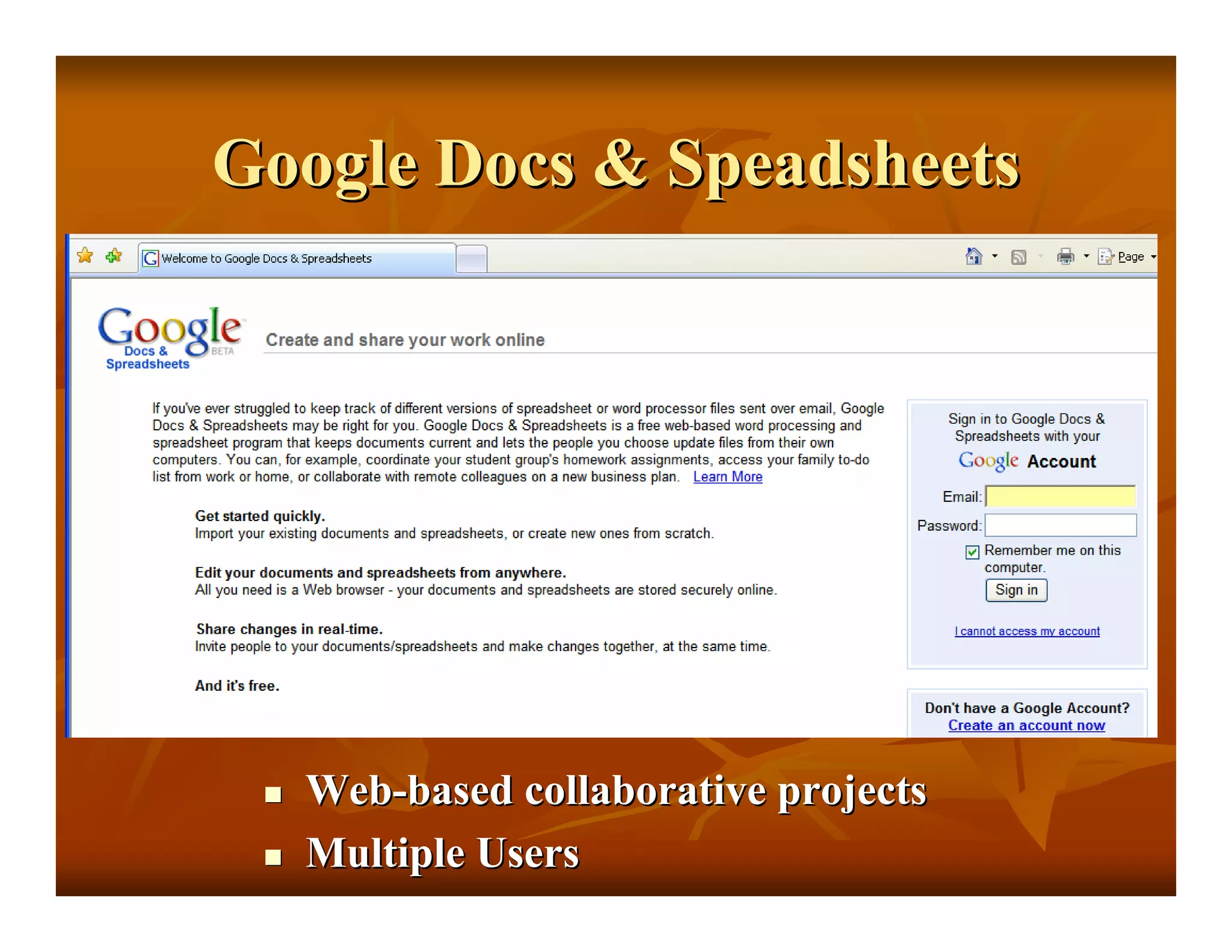 Web 2 Whats In Your Basket