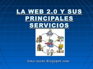 LA WEB 2.0 Y SUSLA WEB 2.0 Y SUS
PRINCIPALESPRINCIPALES
SERVICIOSSERVICIOS
Cmc-oscar.blogspot.comCmc-oscar.blogspot.com
 