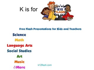 K is for k12flash.com 