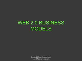 WEB 2.0 BUSINESS MODELS 