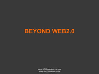 BEYOND WEB2.0 