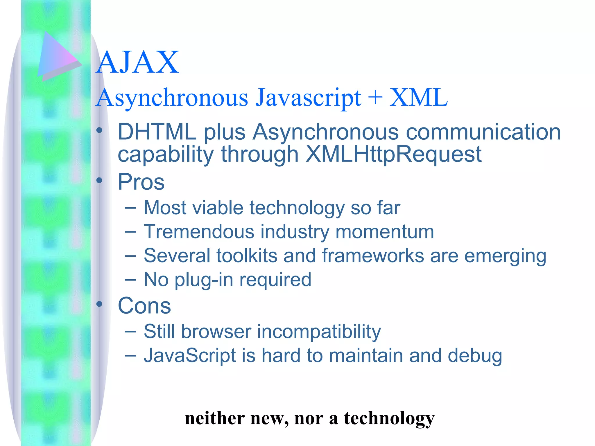 Web 2.0 & Ajax Basics