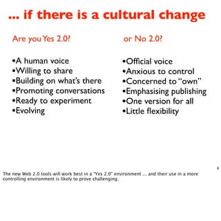 Web 2.0 and e-elearning