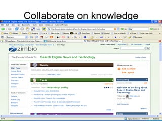 Collaborate on knowledge 