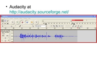 Audacity at  http://audacity.sourceforge.net/   