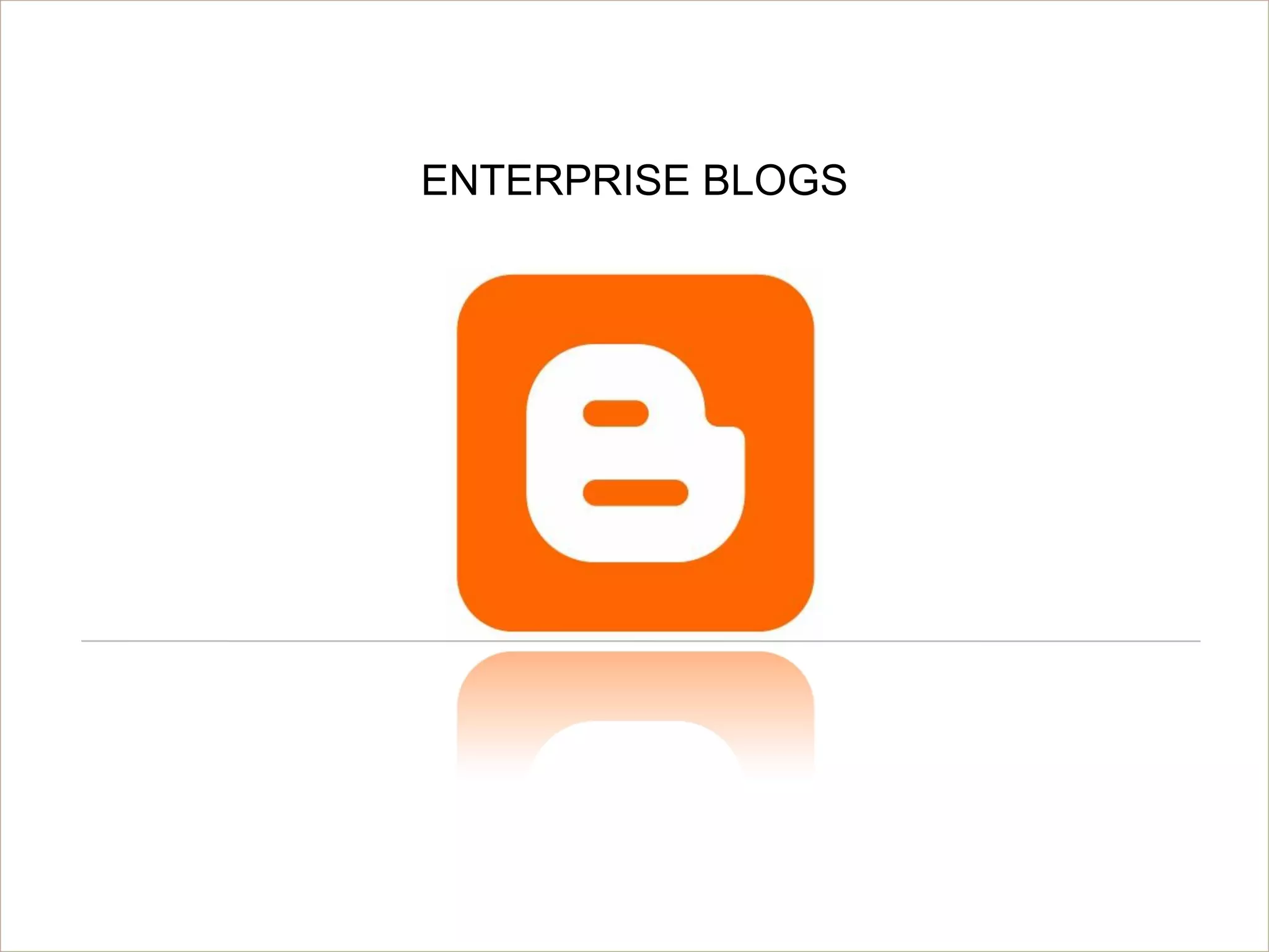© Acando AB
ENTERPRISE BLOGS
 