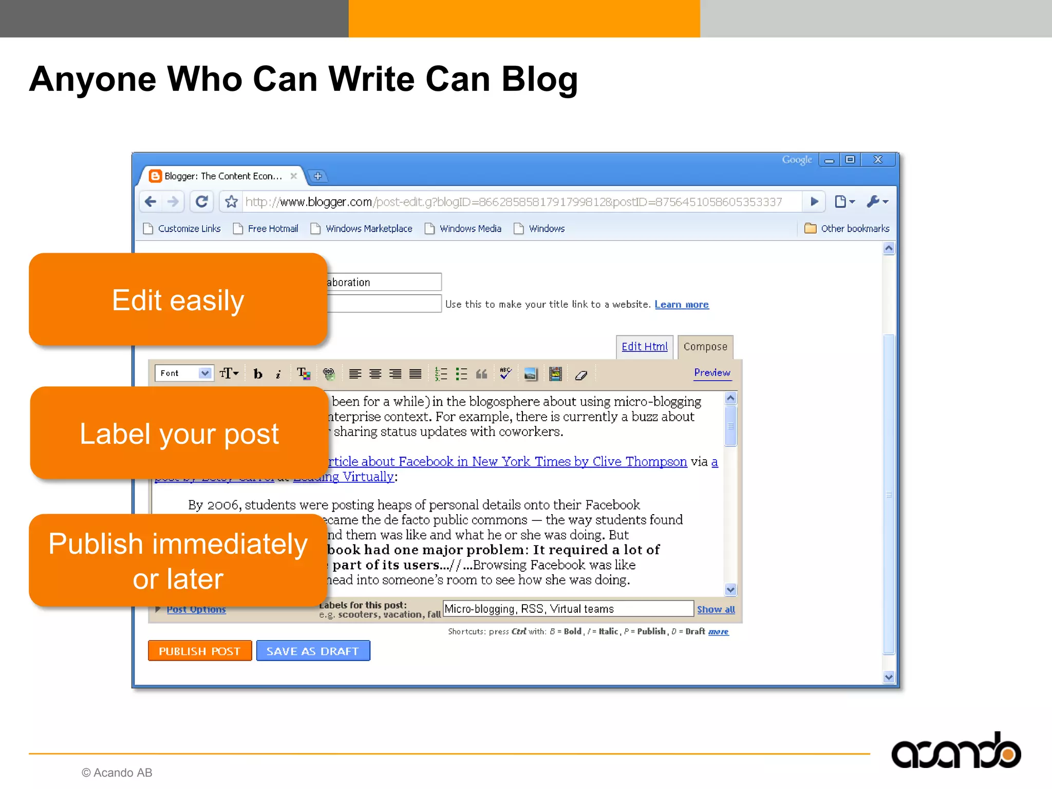 Web 2.0 At Work - Simple And Social Collaboration Between Coworkers