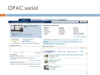 OPAC social 