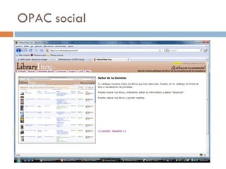 OPAC social 