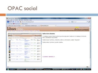 OPAC social 