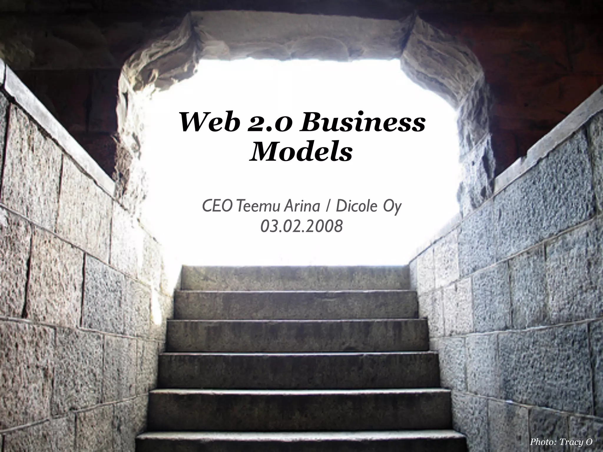 Web 2.0 Business Models