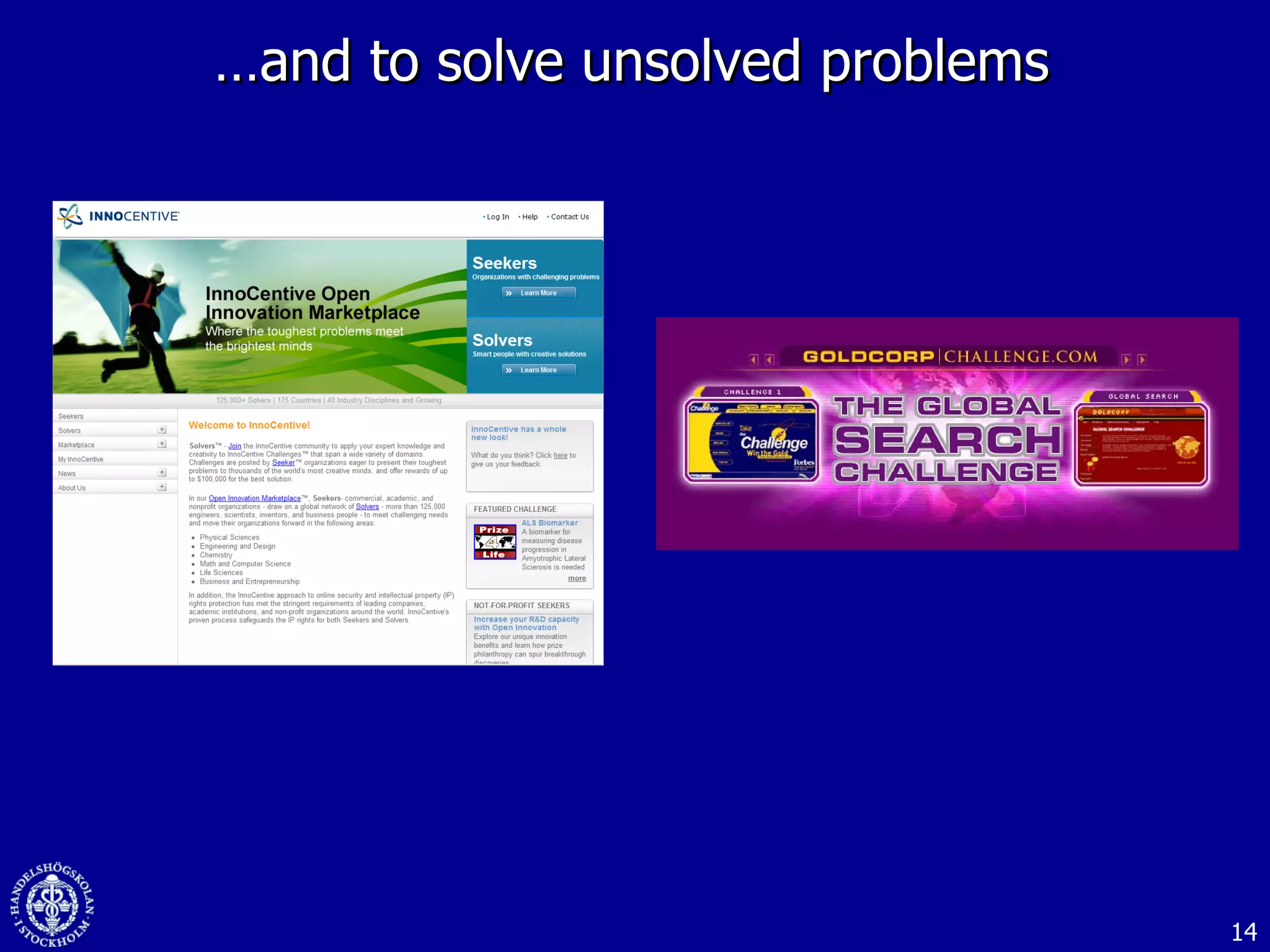 … and to solve unsolved problems  