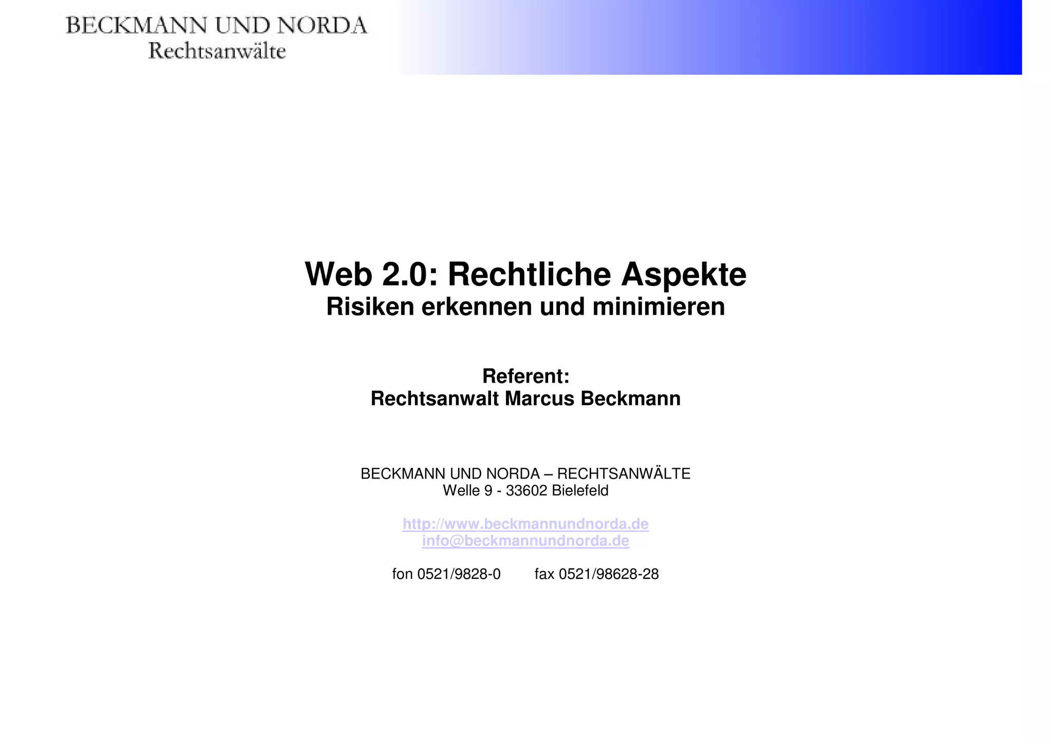 Web 2.0 - die Mittelstandskonferenz