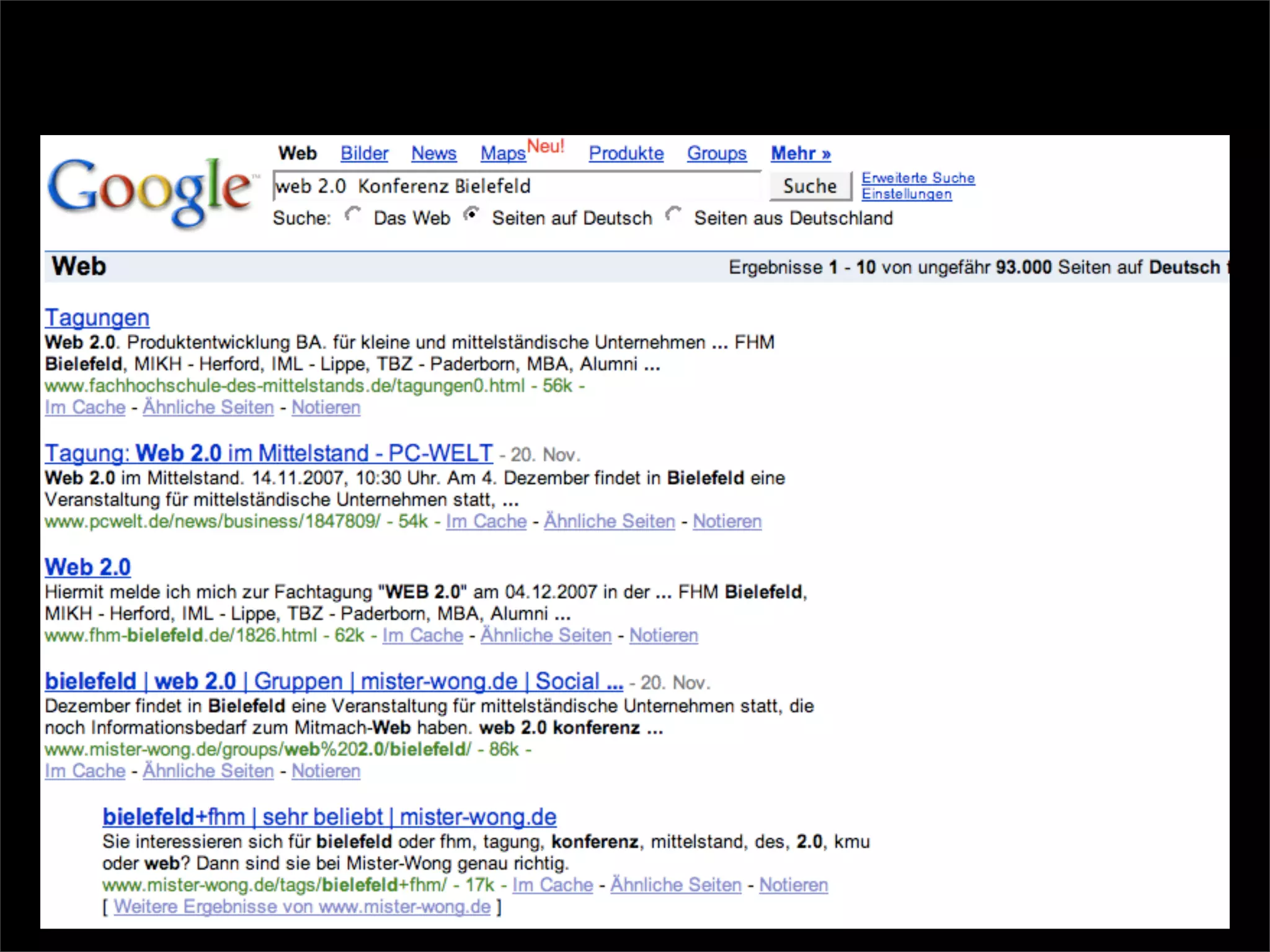 Web 2.0 - die Mittelstandskonferenz