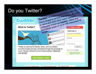 Web 2.0 Enrichment Slide Show 011409