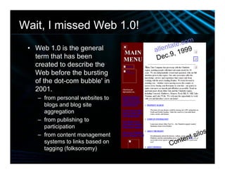 Web 2.0 Enrichment Slide Show 011409