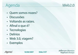 Web 2.0 Evolução
