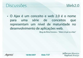 Web 2.0 Evolução