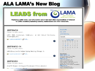 ALA LAMA’s New Blog 