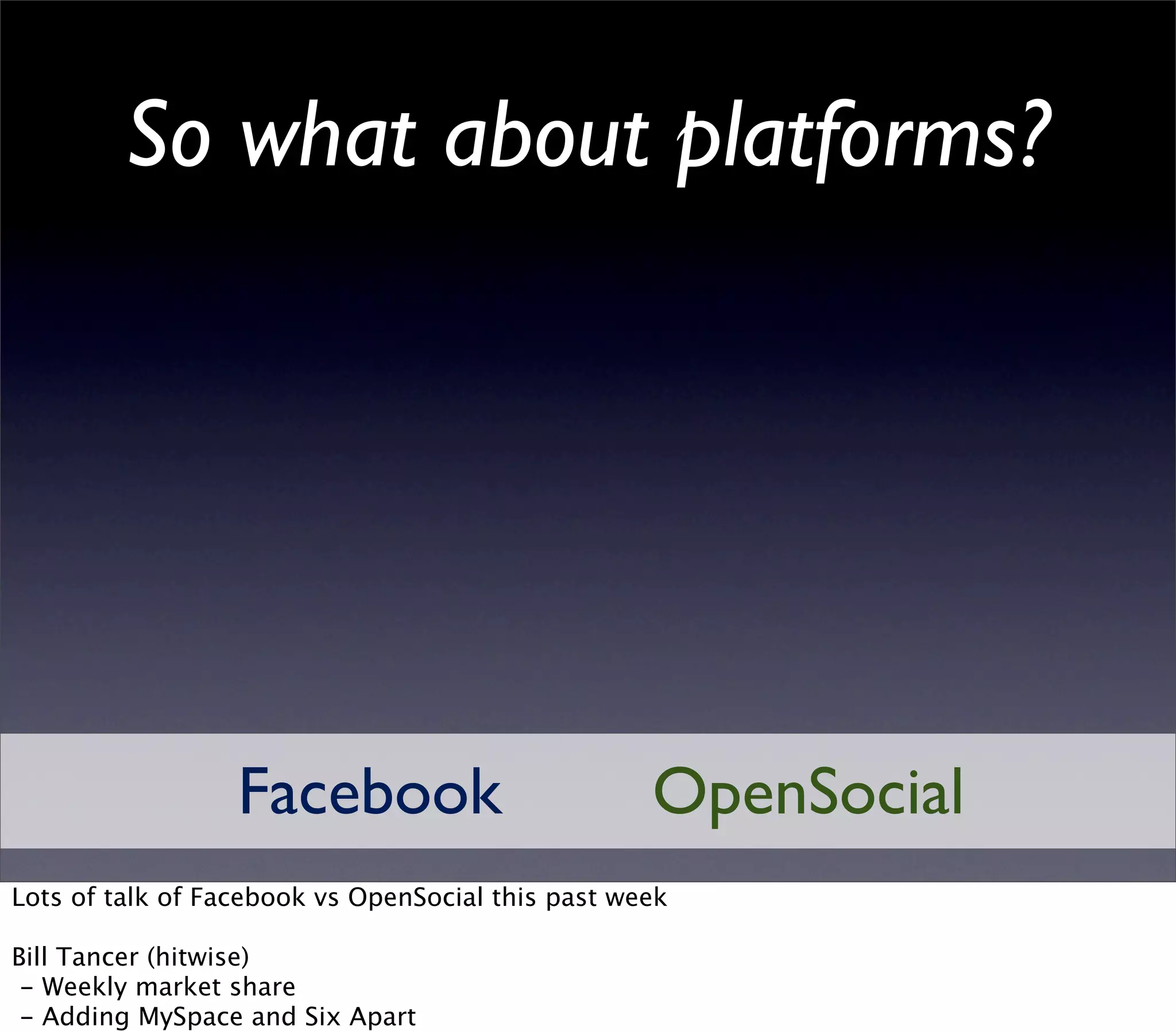 Web 2.0 Expo Berlin: Open Platforms and the Social Graph