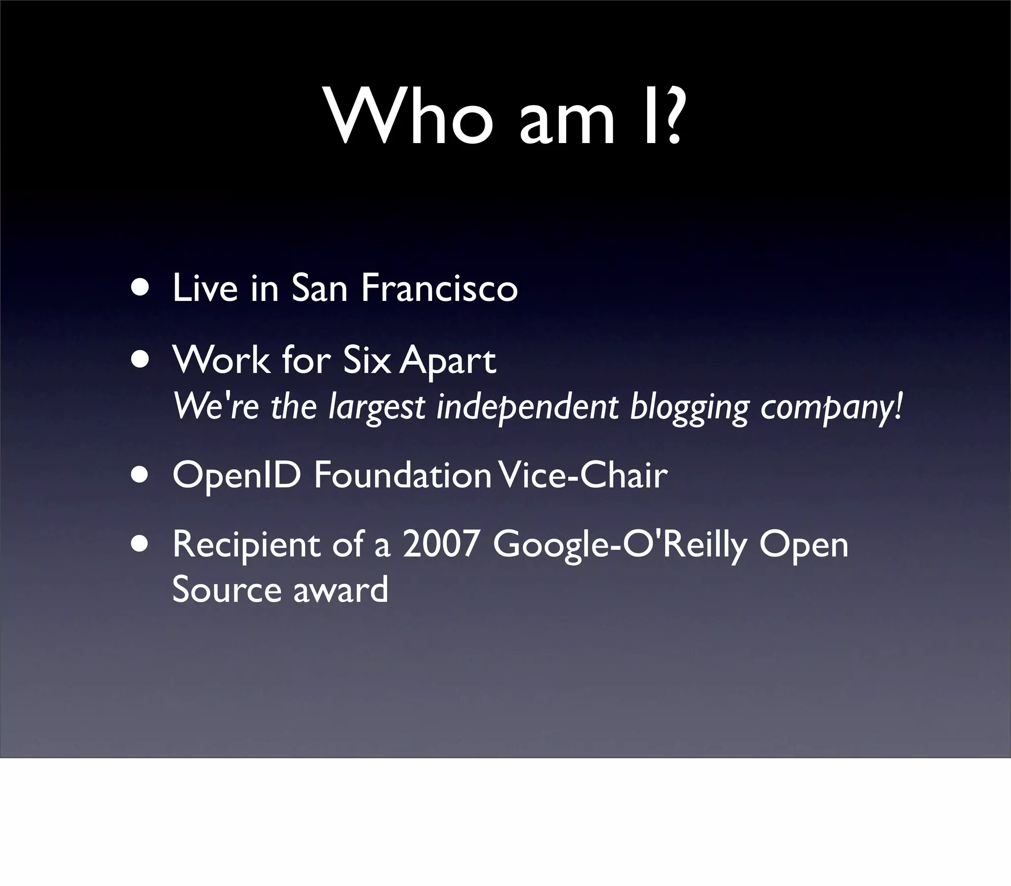 Web 2.0 Expo Berlin: Open Platforms and the Social Graph