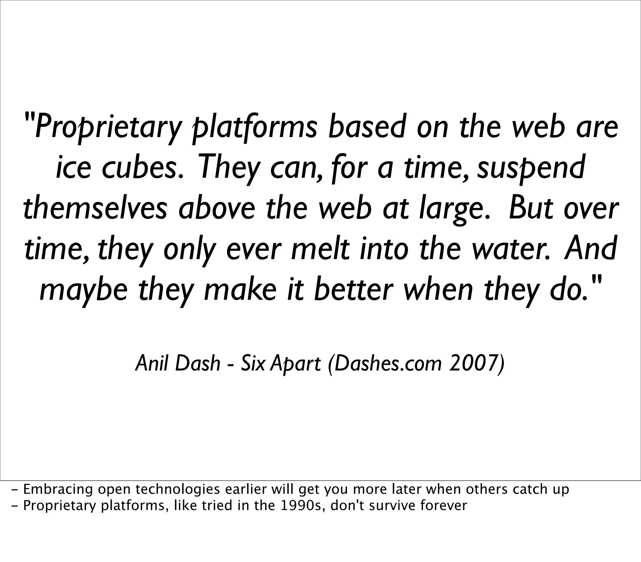 Web 2.0 Expo Berlin: Open Platforms and the Social Graph